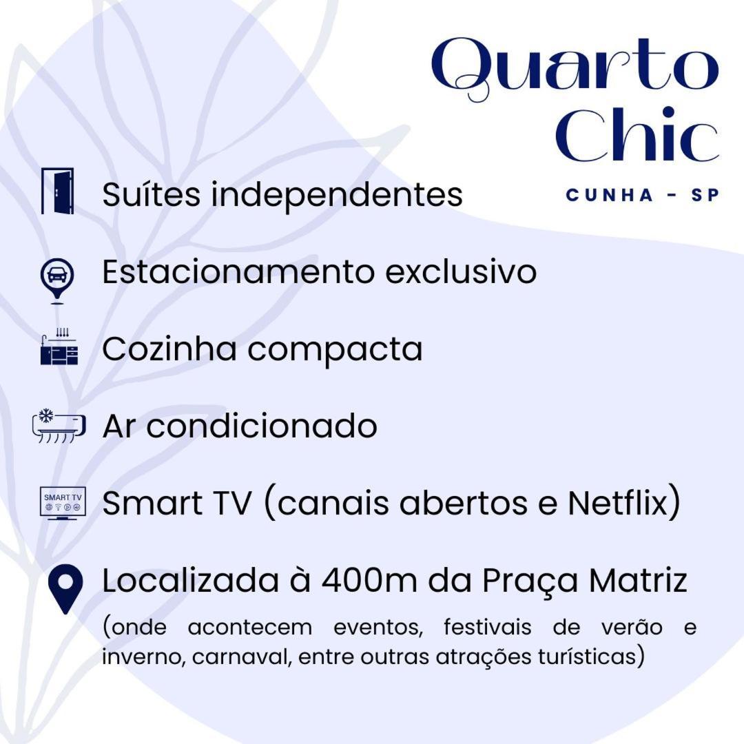 Hospedagem Quarto Chic Centro Кунья Экстерьер фото